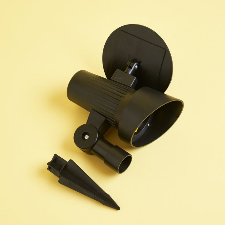 laser sensor on its side