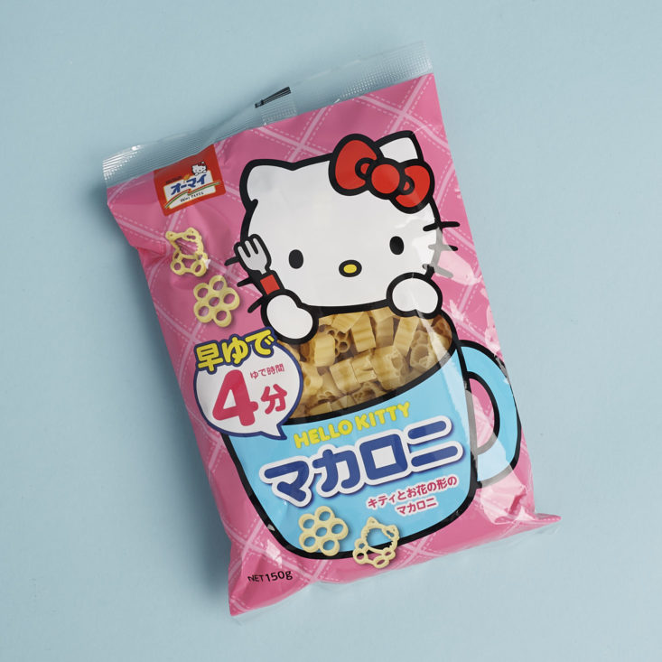 bag of Hello Kitty shaped pasta