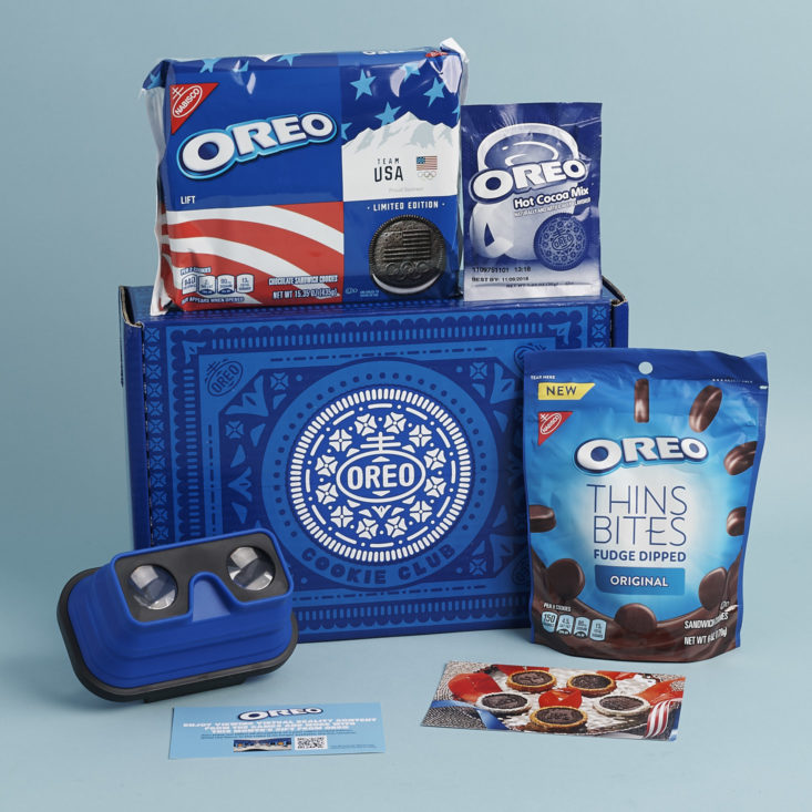 contents of the oreo cookie club february 2018