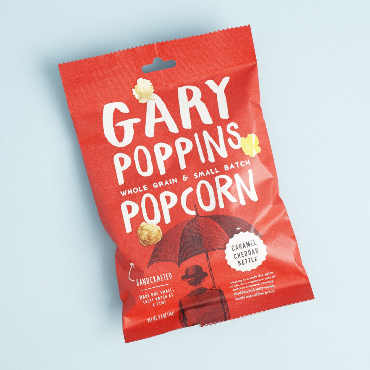 Gary Poppins Popcorn in Caramel Cheddar Kettle