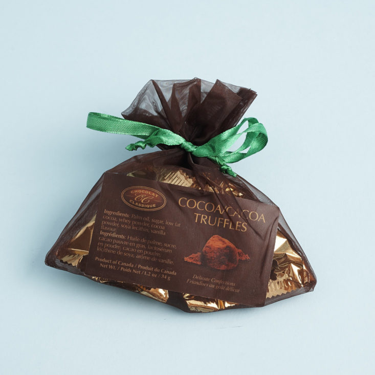 Chocolat Classique Cocoa Truffles in bag