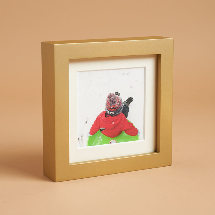 Custom Framed Photo in Magnetic Frame is the hero item this month!