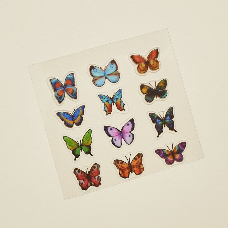 colorful butterfly stickers