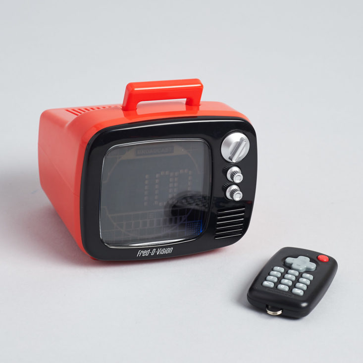 fred o vision alarm clock and remote