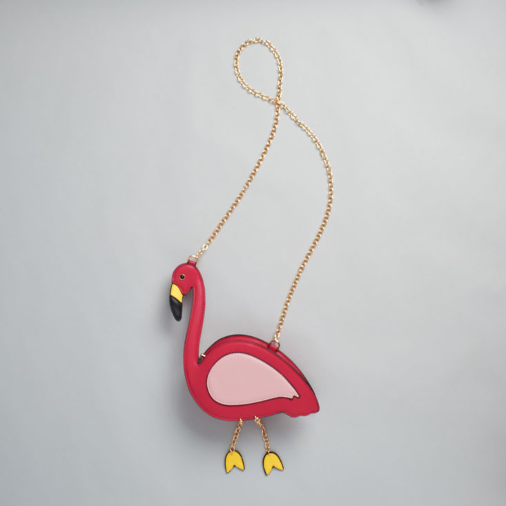 flamingo shaped purse