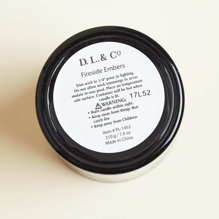 dl & co candle label