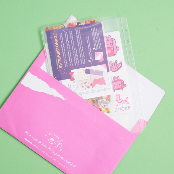 stickii club pink envelope unboxing