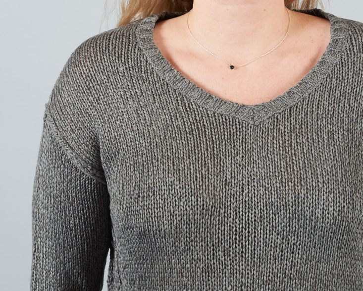 StitchFix Clothing Box February 2018 Sweater Neck