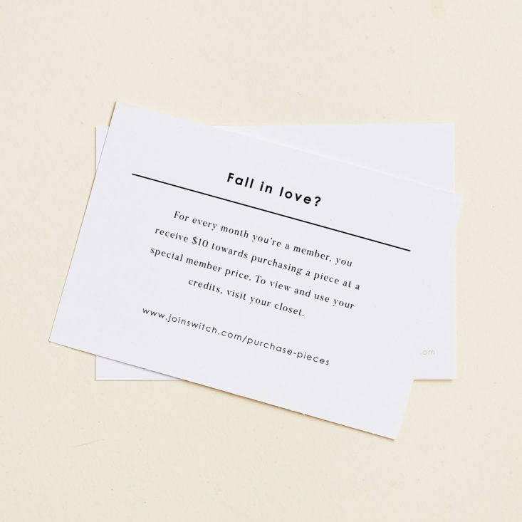 info cards