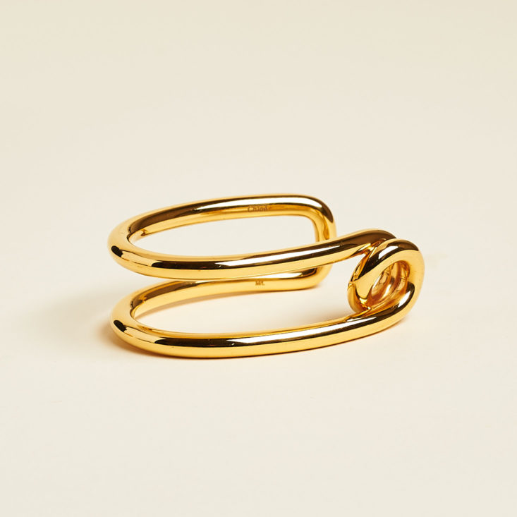 twisting gold cuff 
