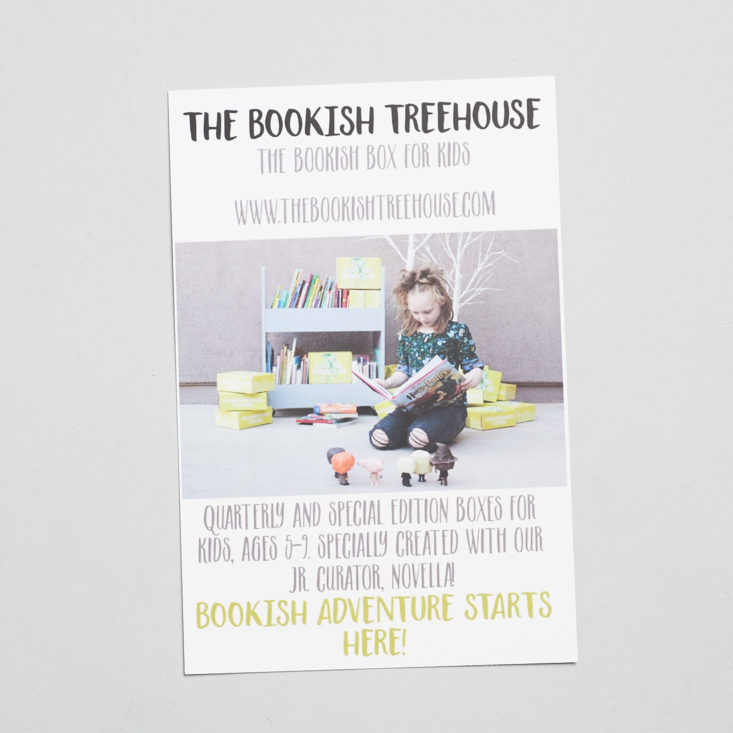 bookish box treehouse kids subscription information