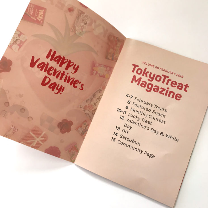 TokyoTreat February 2018 - Booklet 1