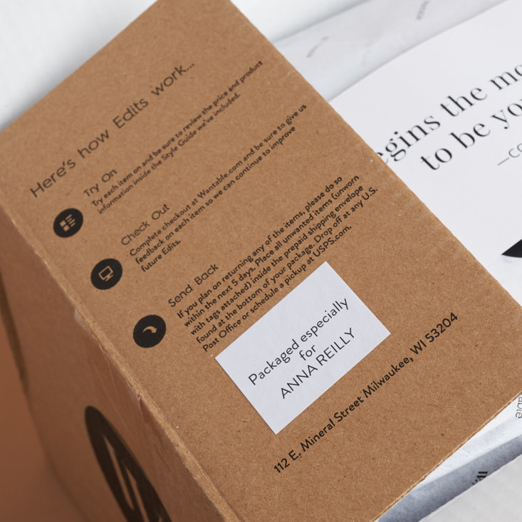 details on the wantable fitness edit box