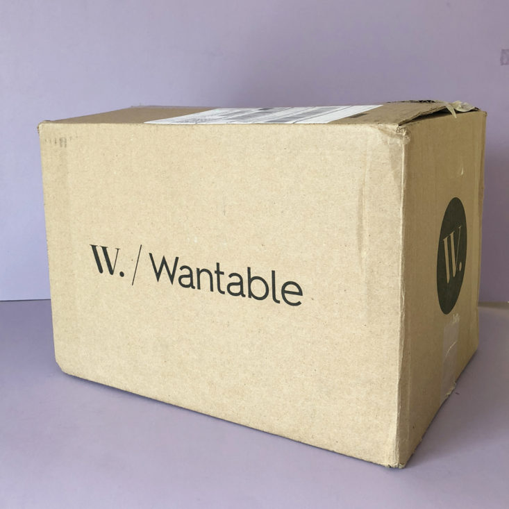 Wantable Style Edit February 2018 - Box closed