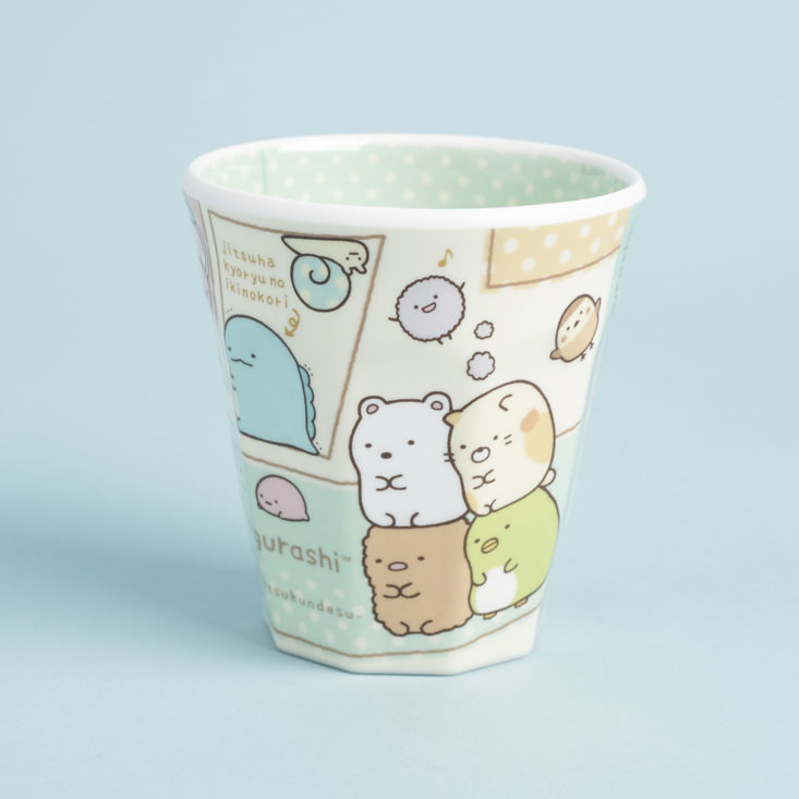another view of Sumikko Gurashi Melamine Cup