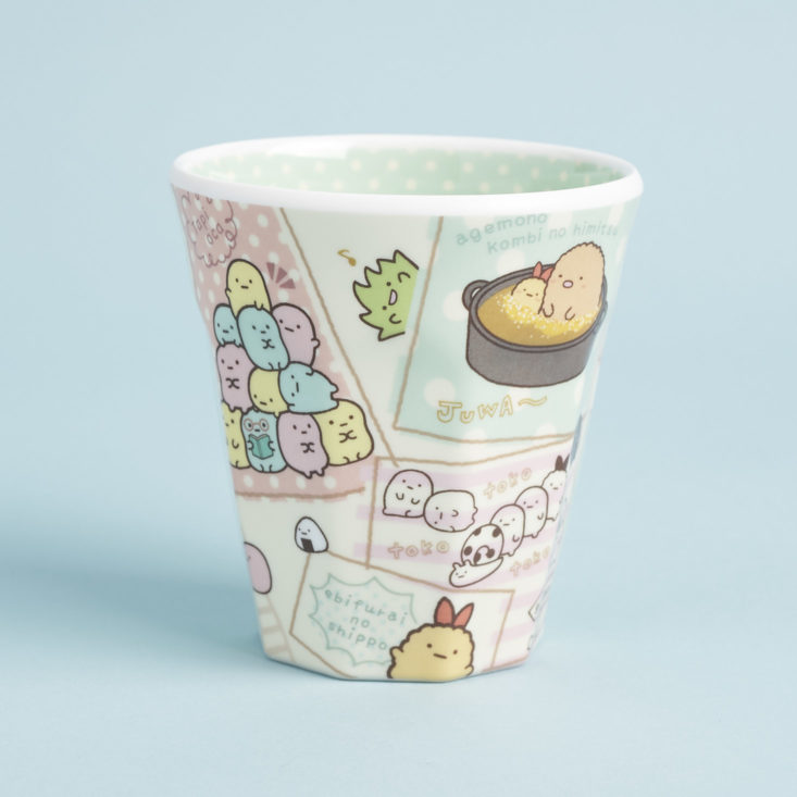 another view of Sumikko Gurashi Melamine Cup