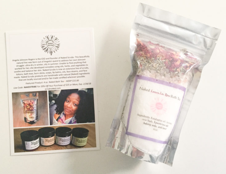 4 oz. Naked Bath Tea by Naked Scrubs