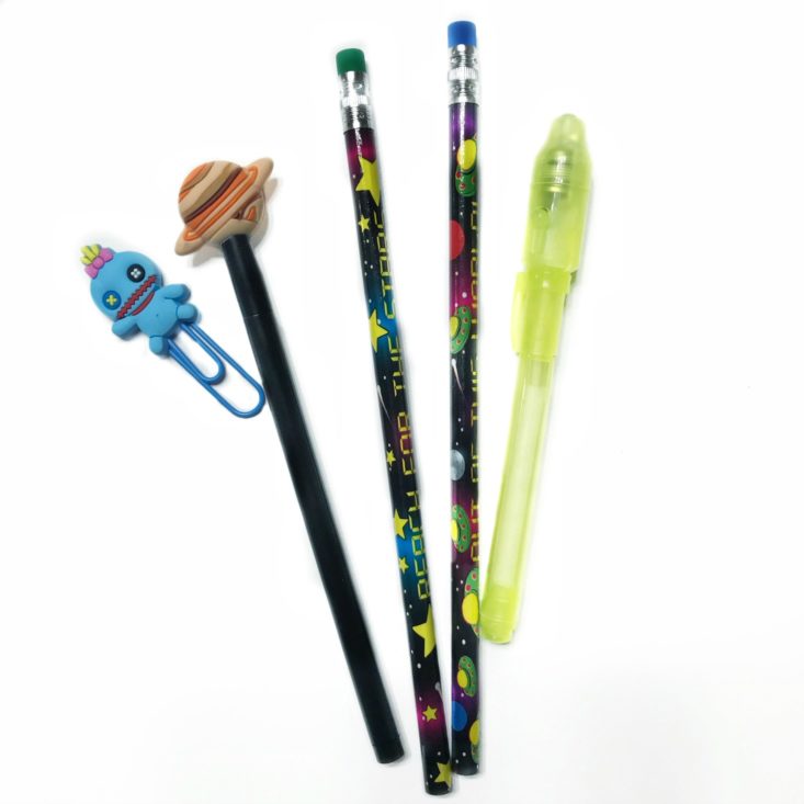 Outer Space Pen/Pencil Pack and Bookmark Clip