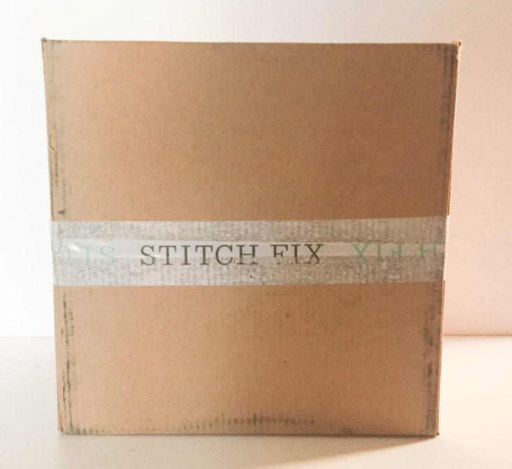 stitch fix plus february 2018 box closed