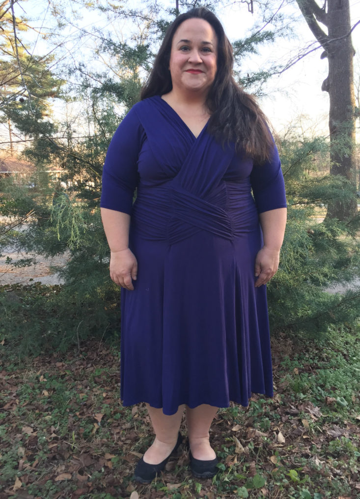 Refined Ruched Dress by Kiyonna