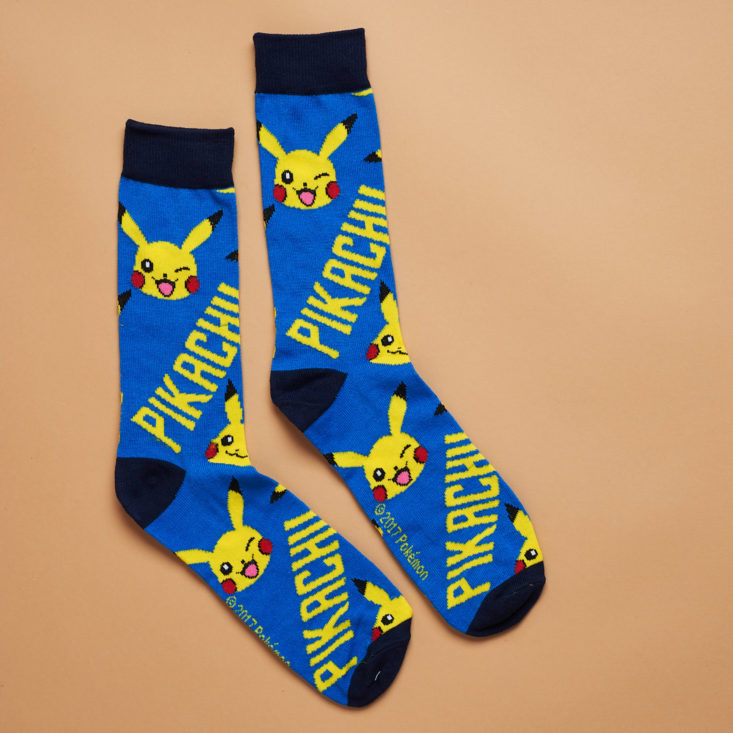 blue pikachu socks