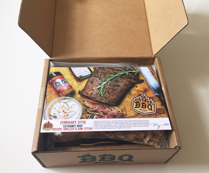 BBQ Box February 2018 Box open