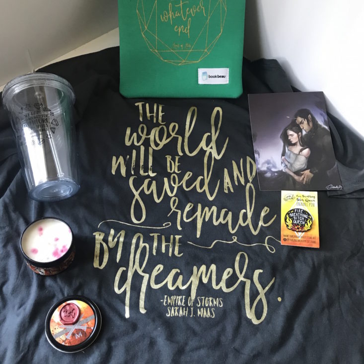 Bookish box throne of glass le Box March 2018 review