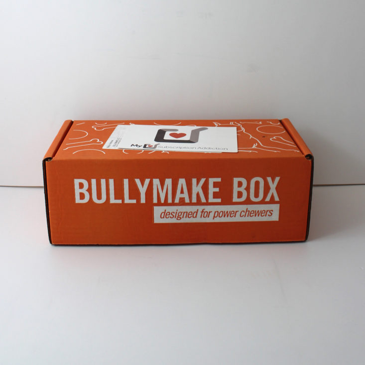 Bullymake Box March 2018 Box closed