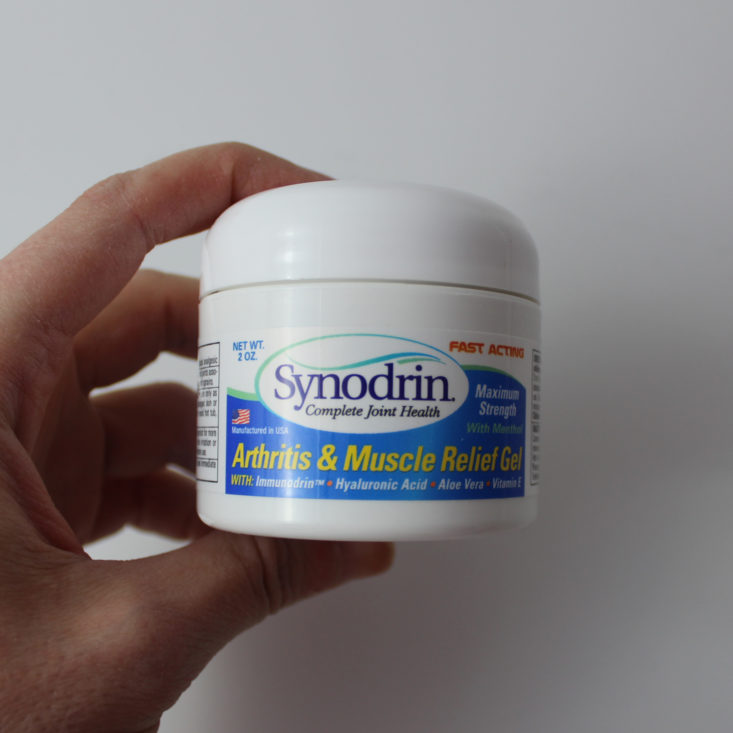 Synodrin Arthritis and Muscle Relief Gel (2 oz) 