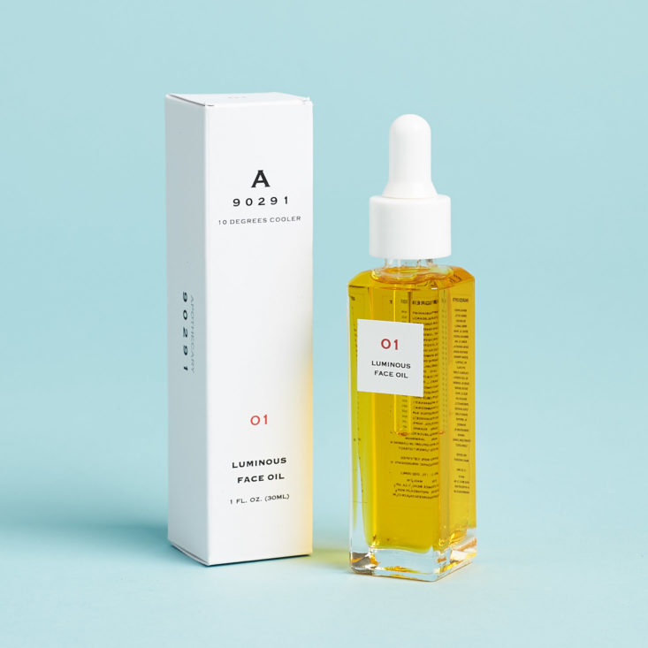 Luminous Face Oil from Apothecary 90291 ($120)