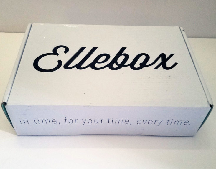 Ellebox February 2018 Box closed