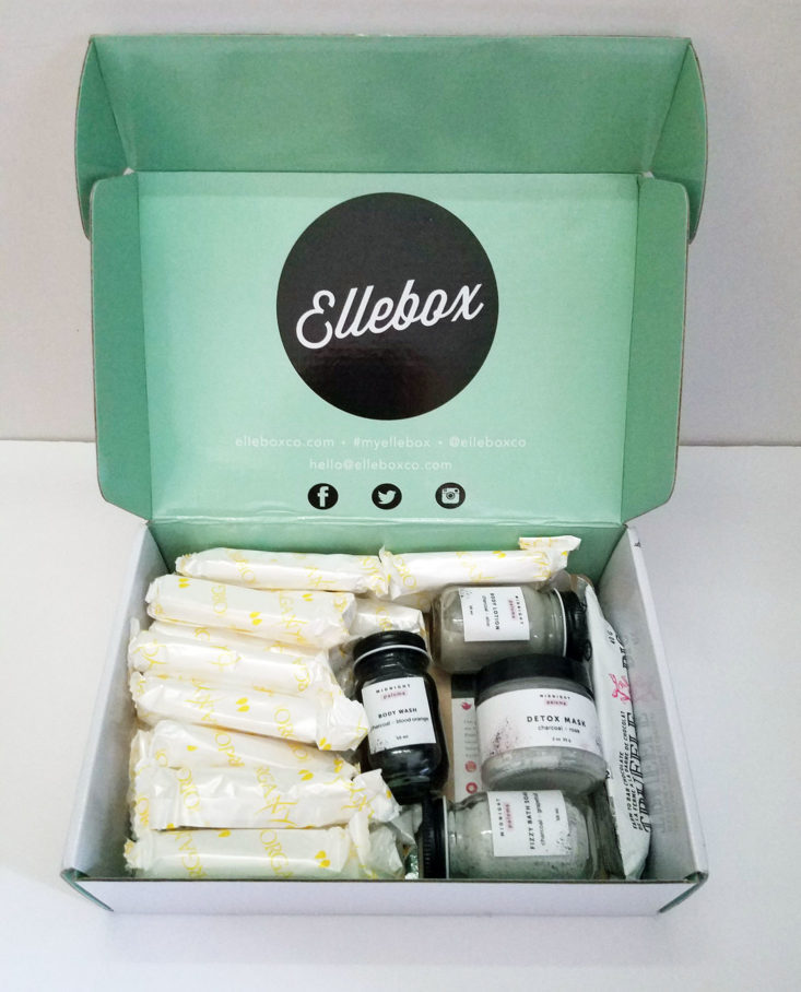 Ellebox February 2018 Box open