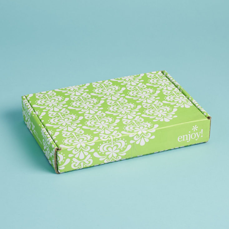 green erin condren seasonal surprise stationery subscription box for spring