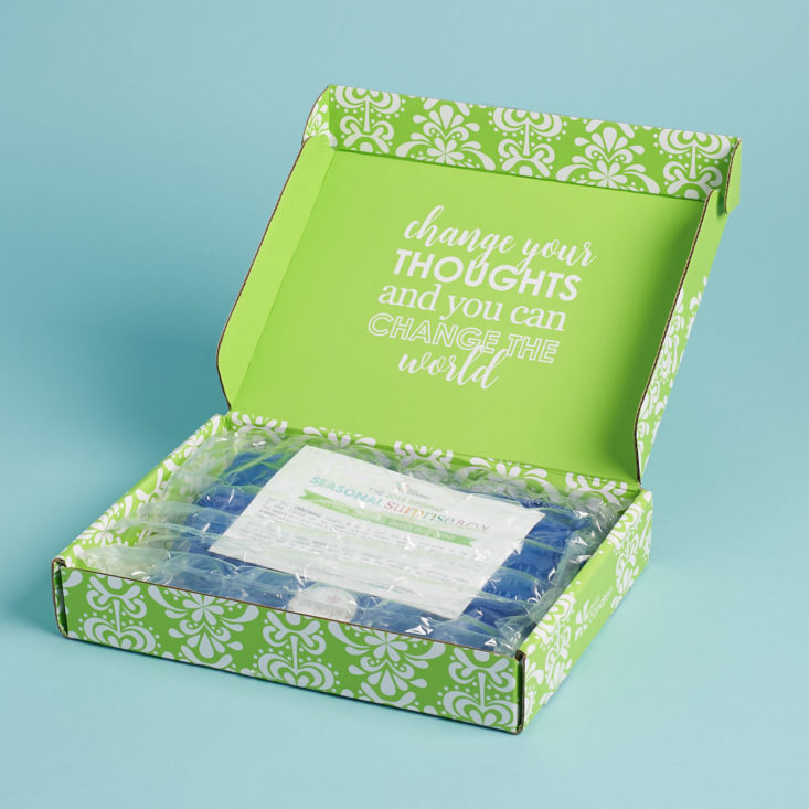 unboxing and review of erin condren seasonal surprise stationery subscription box for spring