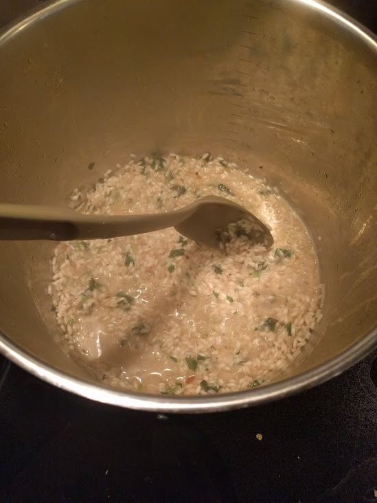 risotto cooking