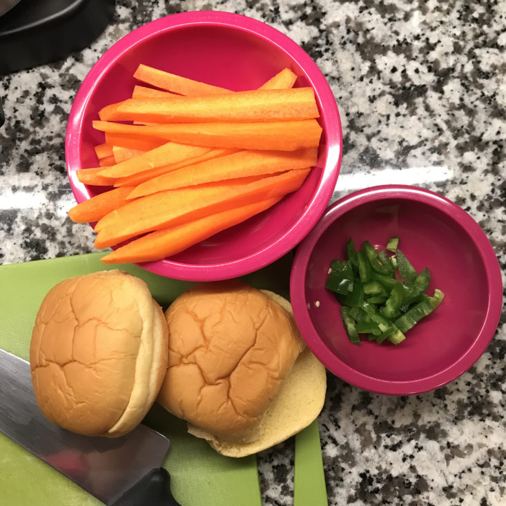 Burgers Step 1: Prep your veggies!
