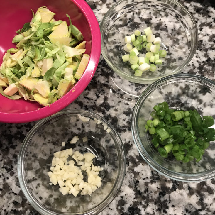 Prep vegetables