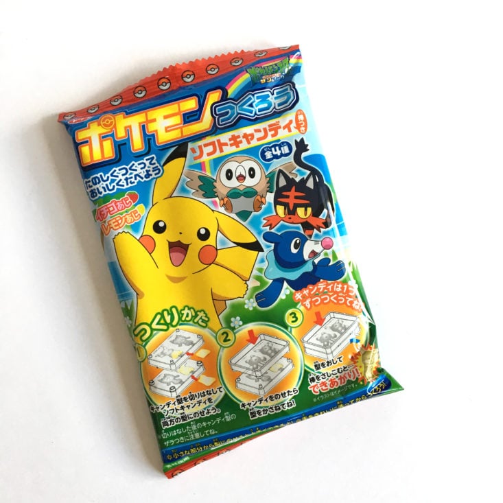 Japan Crate Premium February 2018 - Let's Make Pokemon Soft Candy