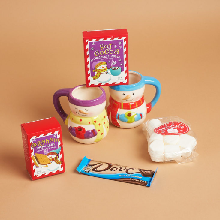 mugs and ingredients