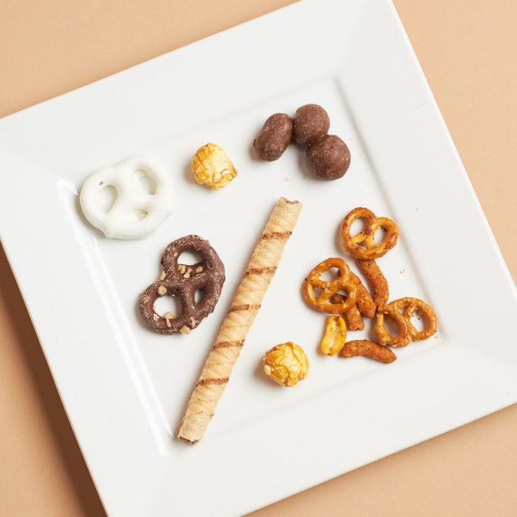 all treats laid out