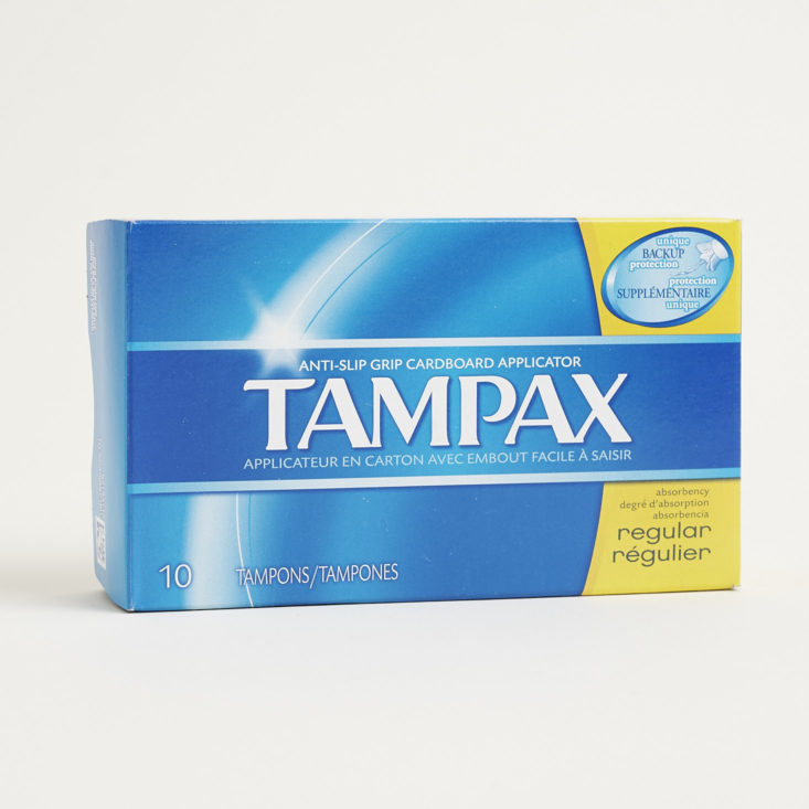 Box of 10 Tampax Regular Tampons
