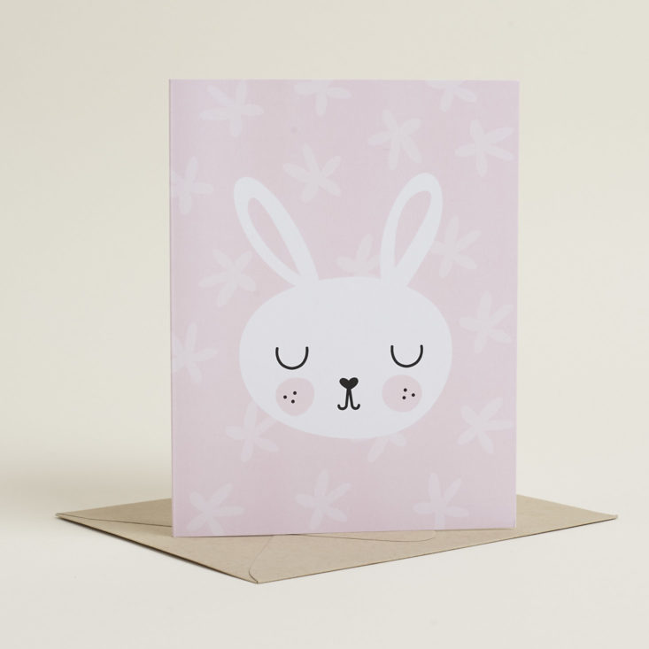 Bunny Face Card