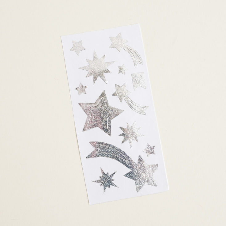 holographic star stickers
