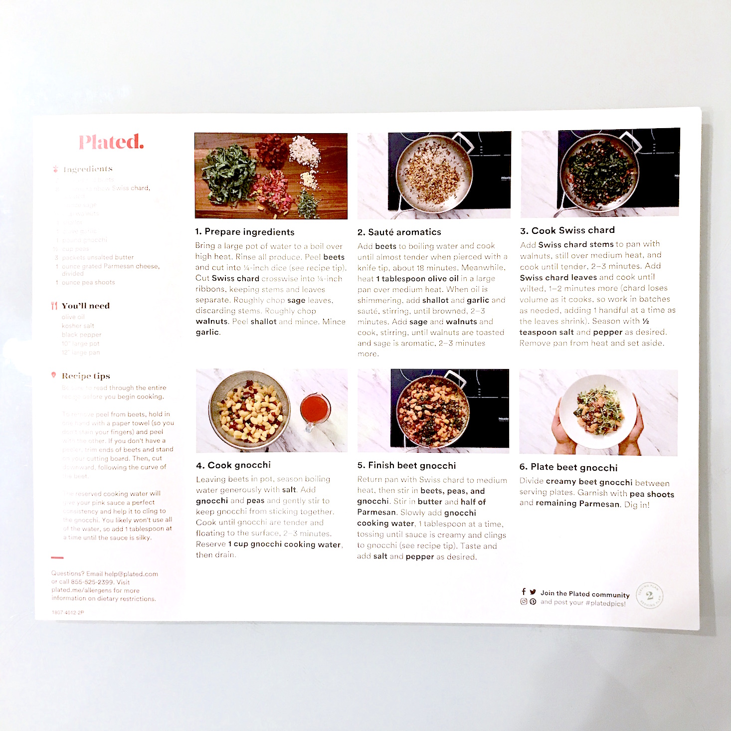 Plated February 2018 - back of recipe card 2 