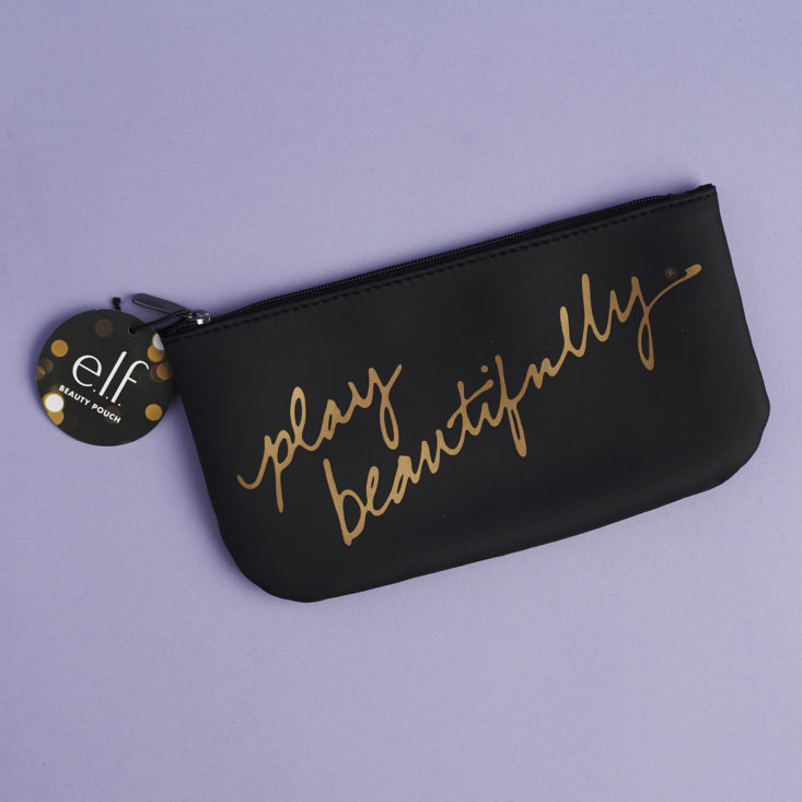 elf play beautifully makeup pouch