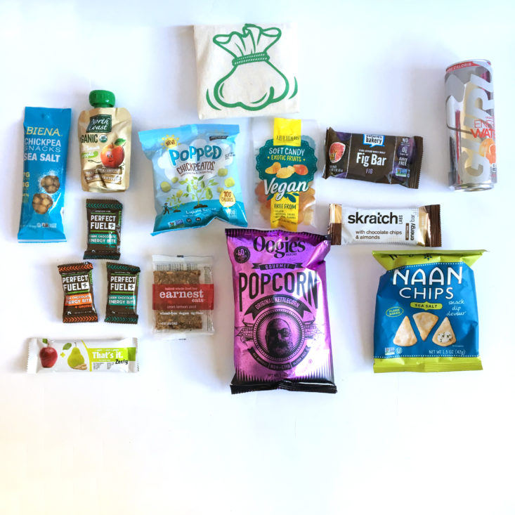 SnackSack January 2018 - Box Contents