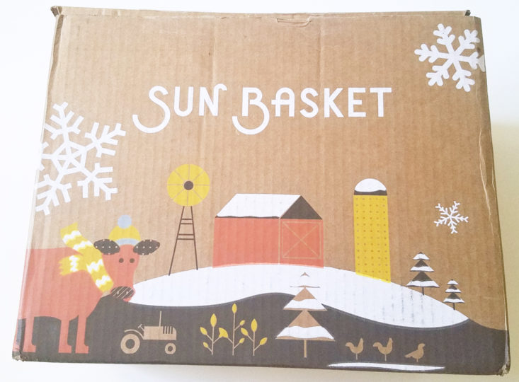 SunBasket February 2018 Box itself