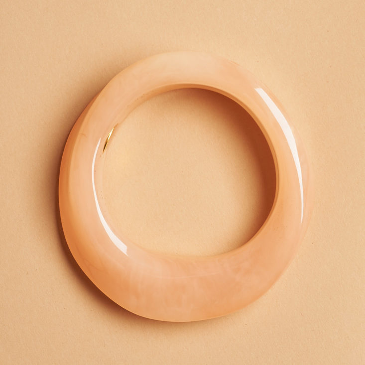 rose colored chanel bangle