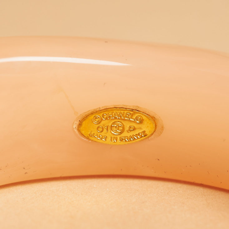 stamp inside rose bangle