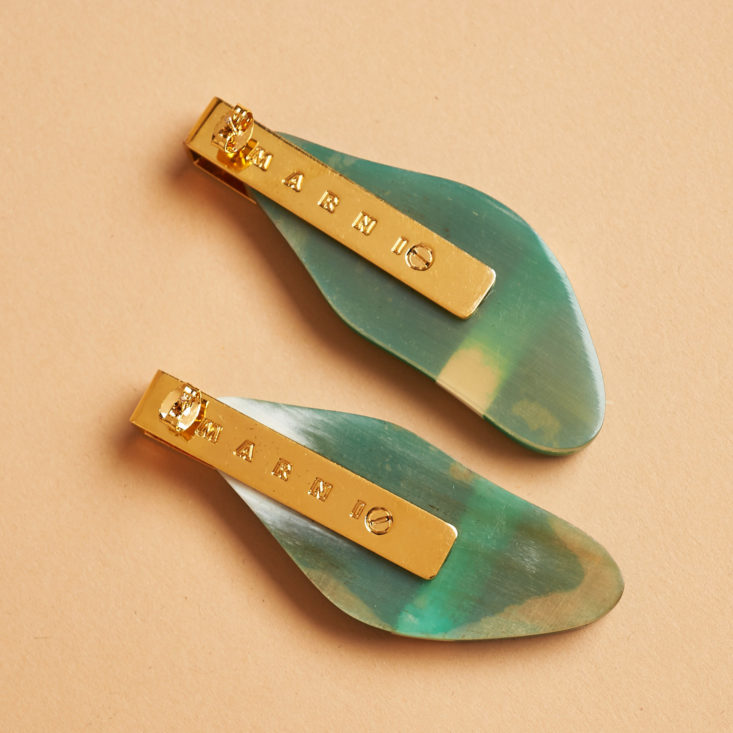 back of marni oversized earrings